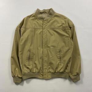 Vintage Tan Arnold Palmer Bomber Jacket